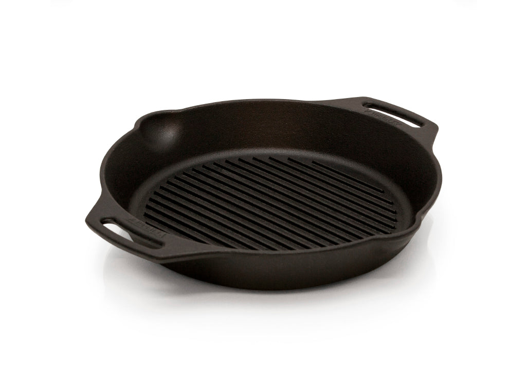 Petromax 30cm Cast Iron Grill Fire Skillet with Two Handles