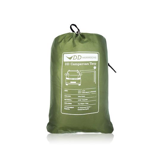 DD Campervan Tarp Awning Olive Green