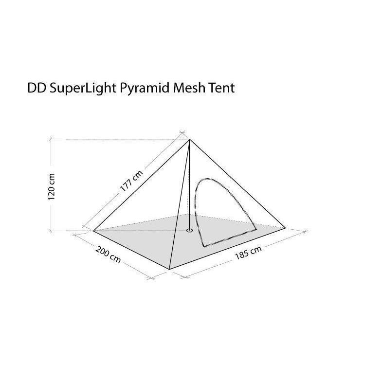 DD SuperLight Pyramid Mesh Tent