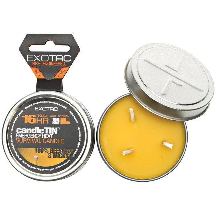 Exotac CandleTin Hot Burn 16 HR